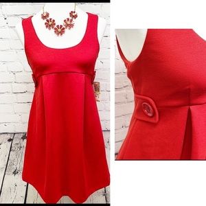 Michael Kors New Red Ponte Knit Dress
